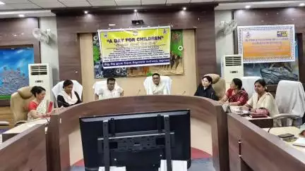 ଅନୁଗୋଳ: ଜିଲ୍ଲା କାର୍ଯ୍ୟାଳୟ ସମ୍ମିଳନୀ କକ୍ଷରେ ଜିଲ୍ଲା ସ୍ତରୀୟ ଶିଶୁ ଓ କିଶୋର ଶ୍ରମିକ ନିରାକରଣ ଓ ନିୟନ୍ତ୍ରଣ ଜନିତ ବୈଠକ