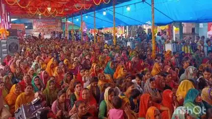 कुलपहाड़: पनवाड़ी में बड़ी माता मंदिर प्रांगण में श्री शतचंडी महायज्ञ में साध्वी विश्वेश्वरी देवी ने सुनाया परशुराम-लक्ष्मण संवाद