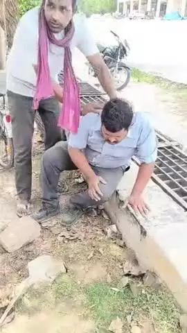 श्रीकरणपुर नई धान मंडी में बाइक और स्कूटी के बीच हुई भिड़ंत, एक व्यक्ति गंभीर रूप से घायल