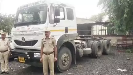 थाना चन्दवाजी ने चोरी हुए ट्रेलर के घोड़े को मात्र 2 दिन में ही नूंह मेवात हरियाणा से किया बरामद।