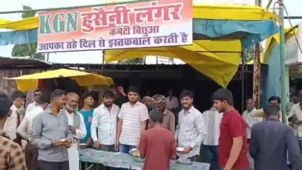बिछुआ: बिछुआ में मोहर्रम के उपलक्ष्य में शरबत लंगर का किया गया आयोजन