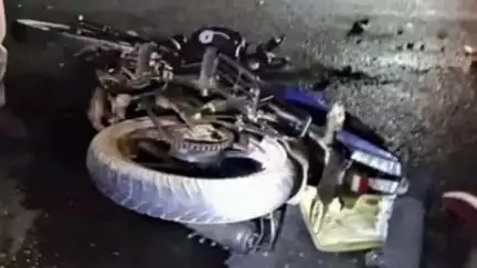 বারুইপুর: গোবিন্দপুর বাইপাসে বাইক দুর্ঘটনায় আহত বাইক চালক