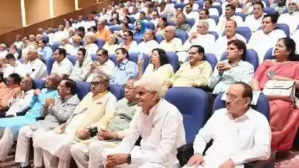 रायसिंहनगर: जयपुर में राजस्थान प्रगतिशील मंच के पूर्व विधायक संघ द्वारा स्नेह मिलन एवं समान समारोह का आयोजन किया गया