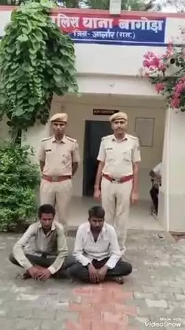 जालौर: बागोड़ा पुलिस ने ऑपरेशन खुलासा के तहत चोरी के मामले में 2 आरोपियों को किया गिरफ्तार