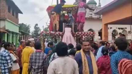 ଝାରସୁଗୁଡା: ବଘିଆବେର୍ଣ୍ଣା ଗ୍ରାମରେ ଜଗନ୍ନାଥ ମନ୍ଦିର କମିଟି ପକ୍ଷରୁ ରଥଯାତ୍ରା ଅନୁଷ୍ଠିତ