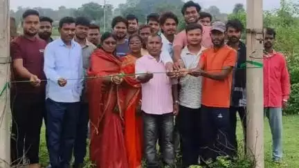 लावालौंग: पोकला उर्फ कसियाडीह पंचायत में जिप सदस्य द्वारा ट्रांसफार्मर का उद्घाटन
