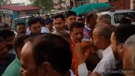 नादौन: मुख्यमंत्री सुखविंदर सिंह सुक्खू का नादौन में जोरदार स्वागत, कई कांग्रेसी नेता रहे उपस्थित