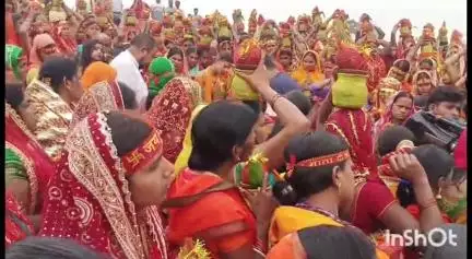 संपतचक: वीर गांव स्थित श्रीराम जानकी मंदिर में प्राण प्रतिष्ठा महोत्सव को लेकर निकाली गई भव्य कलश शोभा यात्रा