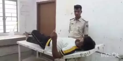 खुसरूपुर: कंचनपुर गांव के पास सड़क दुर्घटना में बाइक सवार फर्नीचर दुकानदार  हुआ घायल