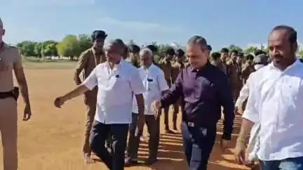 ஆலங்குடி: நீதியரசர் ஜே சந்திரன் புஷ்கரம் வேளாண் கல்லூரியில் மாவட்ட அளவிலான பெண்கள் கிரிக்கெட் போட்டியை துவக்கி வைத்தார்