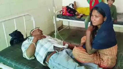 रीठी: परेवागार में मामूली बात पर एक व्यक्ति ने पत्थर से जीजा-साली पर किया हमला, दोनों गंभीर रूप से घायल