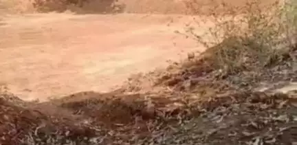 ढीमरखेड़ा: सनकुई गांव में जेसीबी से कराया जा रहा खेत तालाब का निर्माण