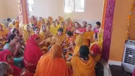 बासोदा: बासौदा के बेतौली में हनुमान मंदिर के जीर्णोद्धार और कलश रोहण के लिए निकाली गई कलश यात्रा
