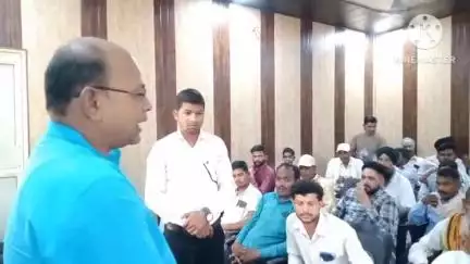 अमरिया: अमरिया ब्लॉक परिसर में ब्लॉक प्रमुख कार्यालय पर भाजपा किसान मोर्चा की बैठक हुई