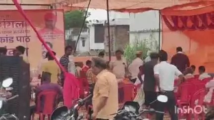 बलरामपुर: ज्येष्ठ माह के चतुर्थ मंगलवार को झारखंडी मंदिर सरोवर पर नगर पालिका परिषद बलरामपुर ने किया सुंदरकांड पाठ एवं भंडारा