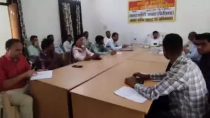 गंगरार: गणपतपुरा में उपखंड अधिकारी की अध्यक्षता में आयोजित की गई विभागीय बैठक