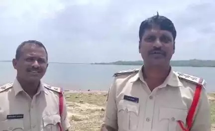 ఎల్లారెడ్డి: నిజాంసాగర్ బ్యాక్ వాటర్ లో స్నానానికి వెళ్లిన 3 యువకుల మృతదేహాలని వెలికి తీసినట్లు తెలిపిన బాన్సువాడ రూరల్ సీఐ రాజెష్