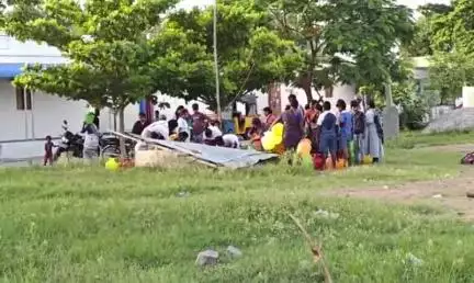 అలంపూర్: భారత్ మాల రోడ్డు నిర్మాణ పనులతో త్రాగునీటి సమస్యలు...ప్రజలు ఇబ్బందులు