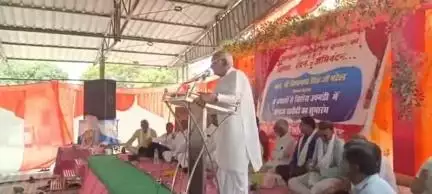 करेली: सिहोरा की कृषि उपज मंडी में विधायक विश्वनाथ सिंह पटेल ने अनाज खरीदी का किया शुभारंभ