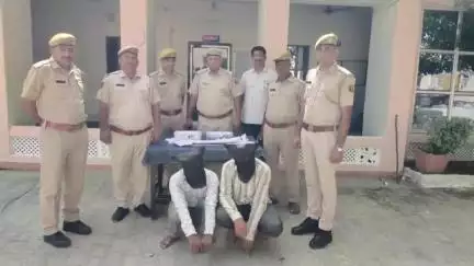 बदनोर पुलिस की बड़ी कार्रवाई, लूटकांड का अड़तालिस घंटे में खुलासा, दो आरोपी गिरफ्तार