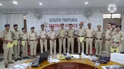 বিলোনিয়া: মাসিক অপরাধ সংক্রান্ত ঘটনার বিষয়ের উপর সম্মেলন অনুষ্ঠিত হয় বিলোনিয়া সার্কিট হাউসের কনফারেন্স হলে