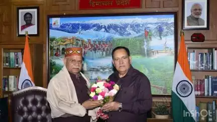 भटियात: विधानसभा अध्यक्ष एवं विधायक भटियात ने शिमला में राज्यपाल शिव प्रताप शुक्ल से की मुलाकात