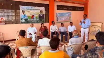 जबेरा: नोहटा में विकसित कृषि संकल्प अभियान का आयोजन, कृषि टेक्नोलॉजी का ज्ञान दिया गया