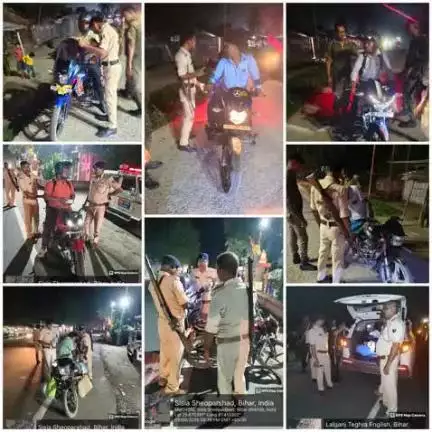 कटिहार जिलान्तर्गत आमजनों की सुरक्षा एवं अपराध नियंत्रण हेतु पूरे जिले में विशेष वाहन चेकिंग/रोको टोको अभियान जारी......