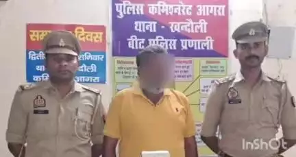 एत्मादपुर: नहर्रा पुल के पास अवैध शराब के साथ एक अभियुक्त किया गया गिरफ्तार, 44 पव्वे अवैध शराब बरामद