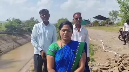 आंबेगाव: महाळुंगे पडवळ येथे पडलेल्या पुलाची भाजपच्या कार्यकर्त्यांनी केली पाहणी