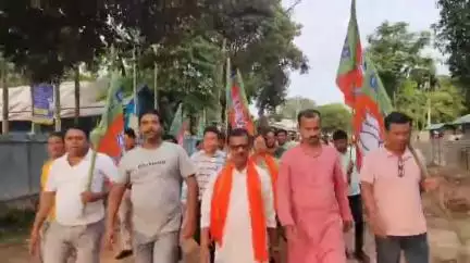 জামপুইজলা: CPIM-র মাওবাদী ভারতীয় সেনা বিরোধী মন্তব্যের পরিপ্রেক্ষিতে সিপাহীজলার বিভিন্ন BJP বিক্ষোভ মিছিল