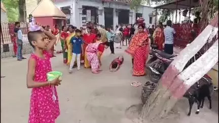 কৃষ্ণনগর ২: ধুবুলিয়া এলাকায়  শ্রী শ্রী লোকনাথ ব্রহ্মচারী বাবার ১৩৫ তম তিরোধান দিবস পালন