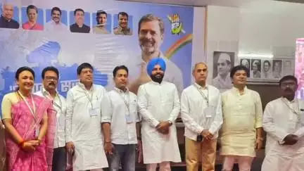 तारानगर: चूरू लोकसभा सांसद राहुल कस्वा एआईसीसी पर्यवेक्षक की जिम्मेदारी के चलते पहुंचे भोपाल, 'संगठन सृजन अभियान' में हुए शामिल