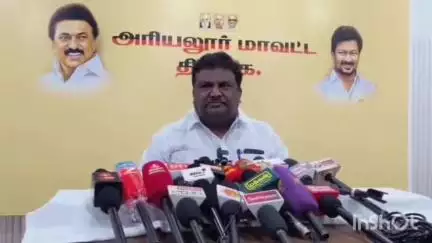 அரியலூர்: அரசு பேருந்து கட்டணம் உயராது- மாவட்ட திமுக அலுவலகத்தில்  அமைச்சர் சிவசங்கர்  பேட்டி