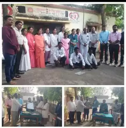 आज दिनांक 03/06/2025 रोजी आयुष्मान आरोग्य मंदिर खुदावाडी येथील State Assessment पुर्ण करण्यात आले.  यावेळी State Assessor डॉ आरती कुतवळ मॅडम ADHS Dist. AKOLA, तसेच डॉ केंद्रे सर या पथकाने AAM खुदावाडी चे State Assessment  केले.