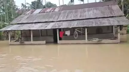 মৰাণ: খোৱাং মইনা গাঁ‌ৱত শ শ ৰাইজৰ বিলৈ, বুঢ়ীদিহিং নদীৰ ভগ্ন ৰিং বান্ধেৰে পানী সোমাই বুৰালে বিস্তৃৰ্ণ অঞ্চল #jansamasya