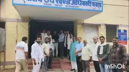 छबड़ा: भाजपा कार्यकर्ताओं ने छबड़ा थर्मल की राख से हो रही परेशानियों को लेकर SDM को सौंपा ज्ञापन