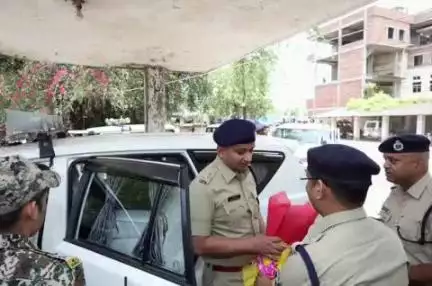 दतिया नगर: नवागत पुलिस कप्तान सूरज वर्मा ने एसपी कार्यालय पहुंचकर पदभार किया ग्रहण