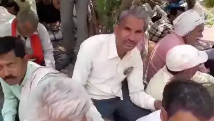 रीठी: #जन समस्या#रैपुरा के शासकीय मार्यादिक बैक में खाद के लिए किसान परेशान किसानो ने कहा समय पर नहीं आते कर्मचारी
