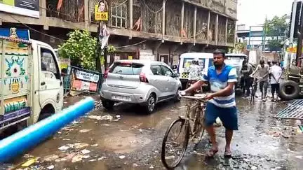 বালি-জগাছা: হাওড়া পৌরসভা ২ নম্বর ওয়ার্ড ঘুসুড়ি নস্কর পাড়া এলাকার বেহাল রাস্তা।#jansamasya