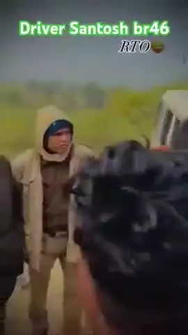 गाड़ी ड्राइवर हुआ परेशान, आरटिओ बोला चालान बनेगा।