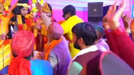 जोशियाड़ा: ग्राम पंचायत संग्राली में आयोजित शिव महापुराण कथा में हुआ शिव बारात का भव्य आयोजन