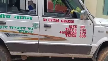 नोखा: नहर डग के नीचे चलन प्रदूषण जांच गाड़ी द्वारा प्रदूषण जांच के नाम पर अधिक पैसे लेने पर थाने में दिया गया आवेदन