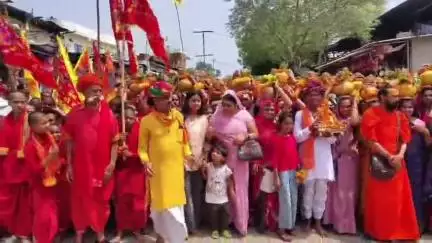 बेगुं: जोगणिया माता शक्तिपीठ परिसर में बुधवार से सात दिवसीय शिवशक्ति महायज्ञ का आयोजन किया गया