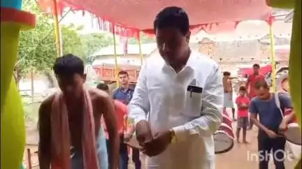 ওন্দা: ওন্দা ব্লকের কাটাবাড়ি অঞ্চলের কুমড়াদহ গ্রামে মা মনসার নবনির্মিত মন্দিরের উদ্বোধন করলেন ওন্দা বিধানসভার বিধায়ক