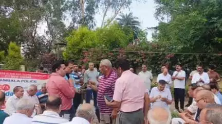 अम्बाला: अंबाला के हर्बल पार्क में राहगीरी कार्यक्रम से साइबर धोखाधड़ी के प्रति आमजन को किया जागरूक