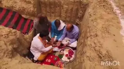 गोला गोकरणनाथ: गोला तहसील क्षेत्र के ग्रांट लंदनपुर में विधायक और पालिकाध्यक्ष ने कान्हा गौशाला के लिए किया भूमि पूजन