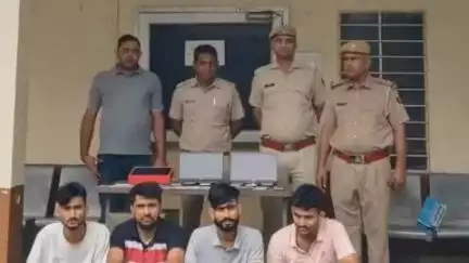 सीकर: साइबर थाना पुलिस ने ऑनलाइन गेमिंग एप लोटस का काउंटर पकड़ा, चार आरोपियों को किया गिरफ्तार