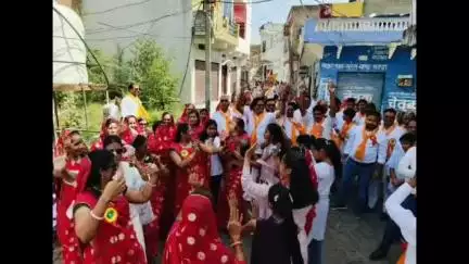 बड़ी सादड़ी: महेश नवमी पर बड़ी सादड़ी में भाव शोभायात्रा का आयोजन, मेधावियों का किया गया सम्मान