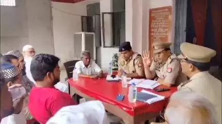 कुरावली: कुरावली थाने में बकरीद और दशहरा के पर्व को लेकर C.O सच्चिदानंद ने पीस कमेटी की बैठक की